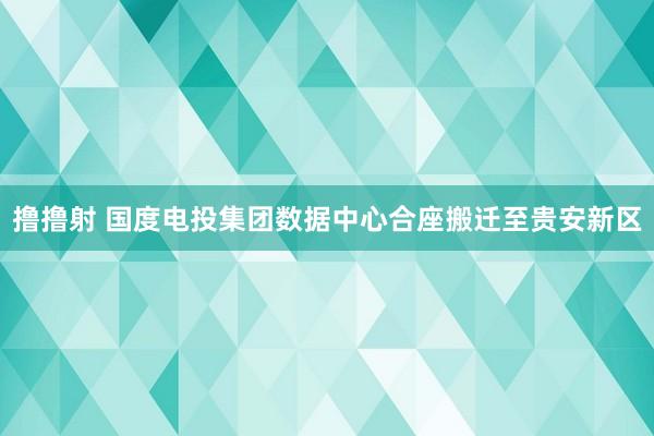 撸撸射 国度电投集团数据中心合座搬迁至贵安新区